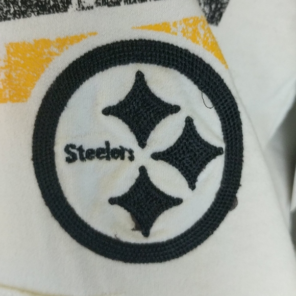[GIII4her] Steelers embroidered 3/4 sleeve hoodie - Picture 2 of 7